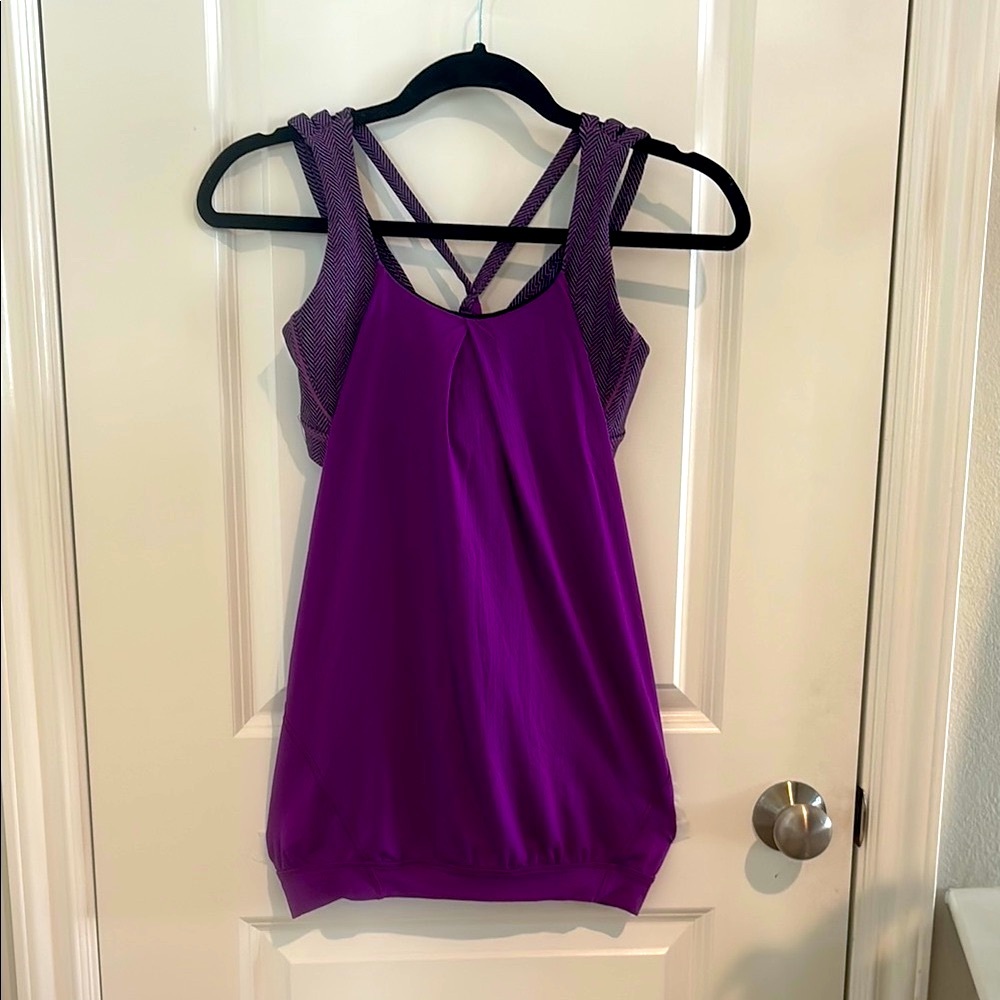 Lululemon Purple Yoga Tank Top